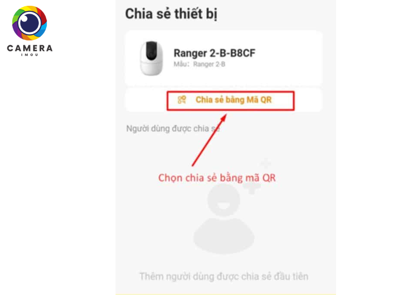 Cách chia sẻ camera Imou