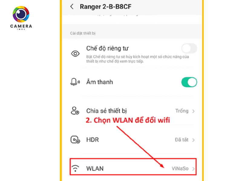 cách kết nối camera với tivi qua wifi