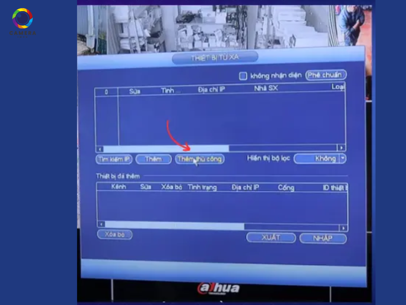 cách thêm camera Ezviz vào đầu ghi Dahua