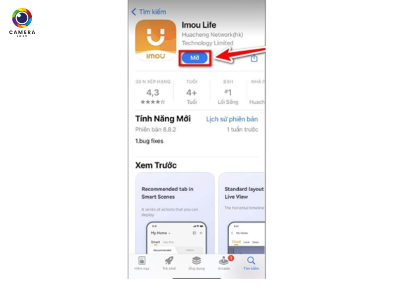 cách xem lại camera Imou