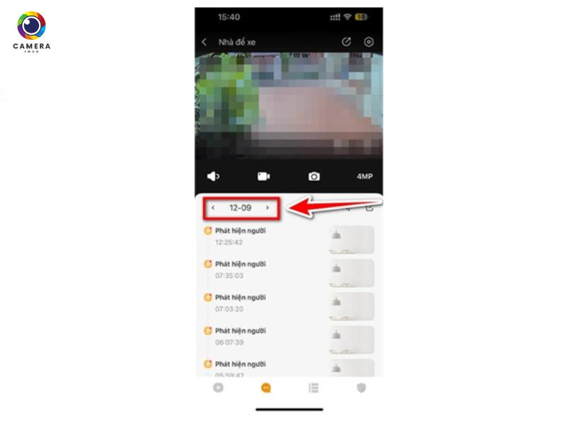 cách xem lại camera Imou