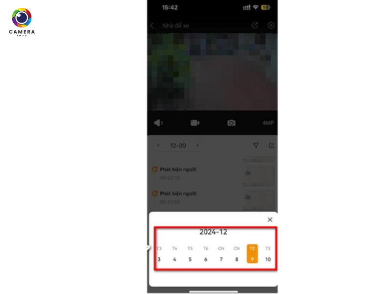 cách xem lại camera Imou